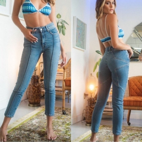 Revice Denim “Venus” Star Butt Skinny Jeans with Front Center Seams - Picture 2 of 6